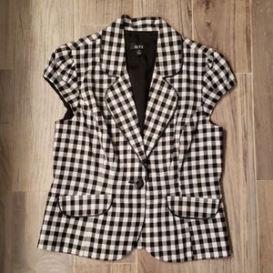 Alyx Black and White Checkered Blazer